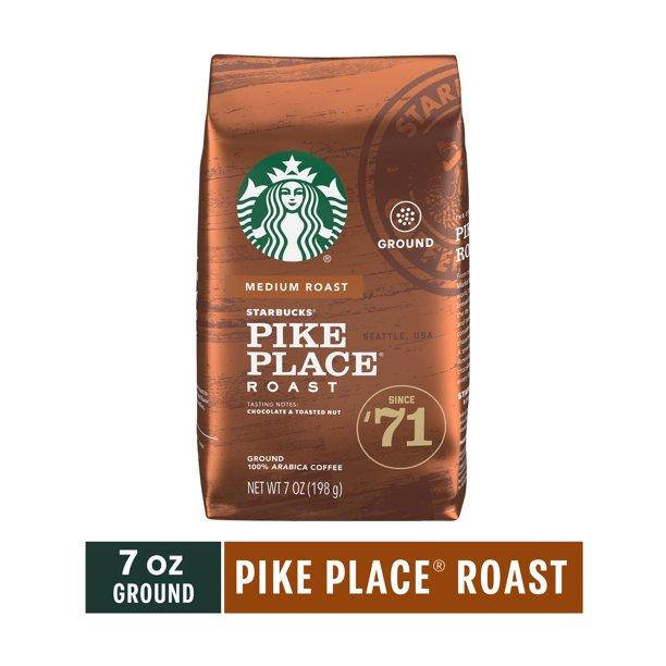

Молотый Кофе Starbucks Pike Place Roast 100% Arabica 198g