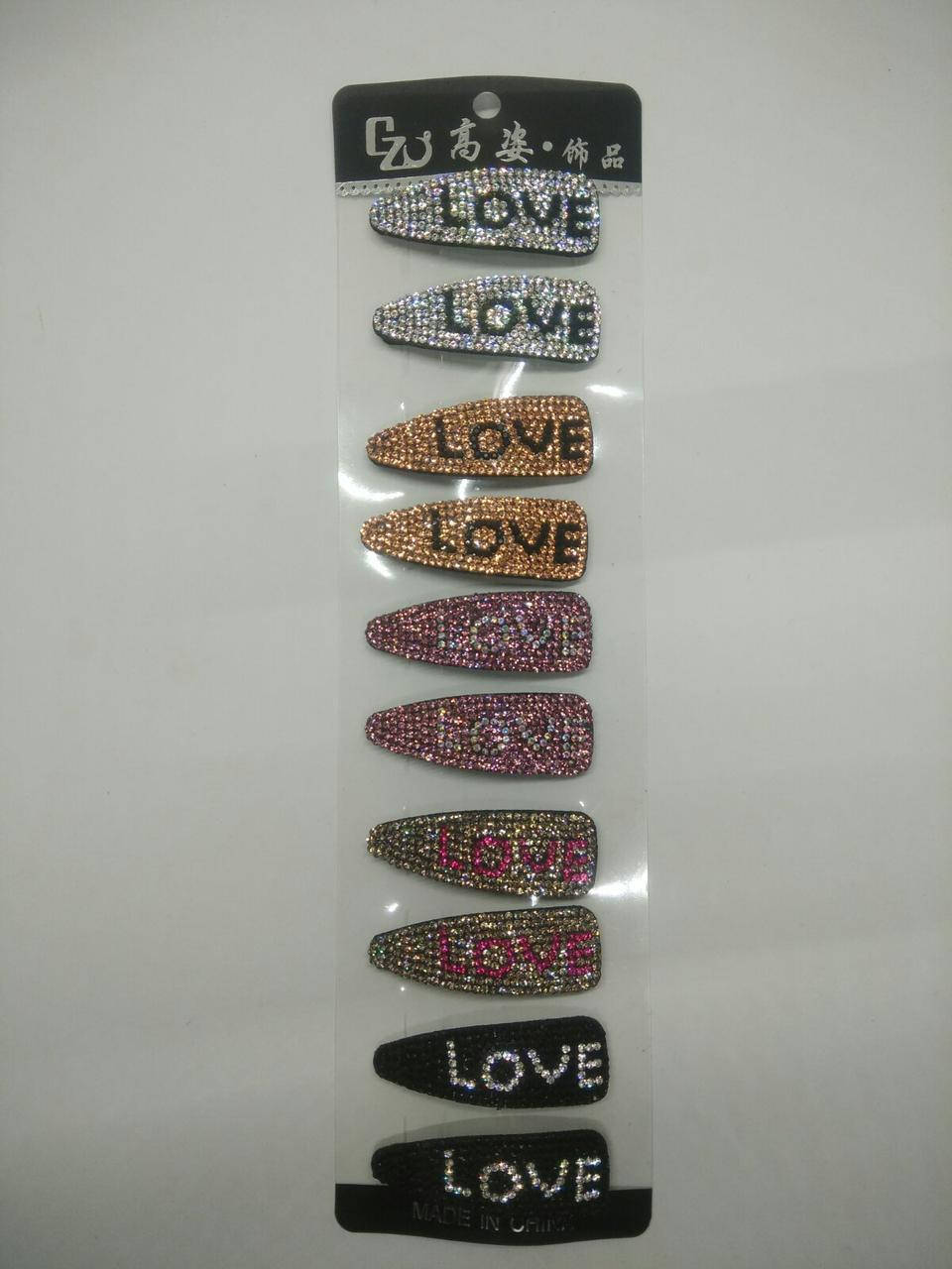 

Заколка тик-так Love