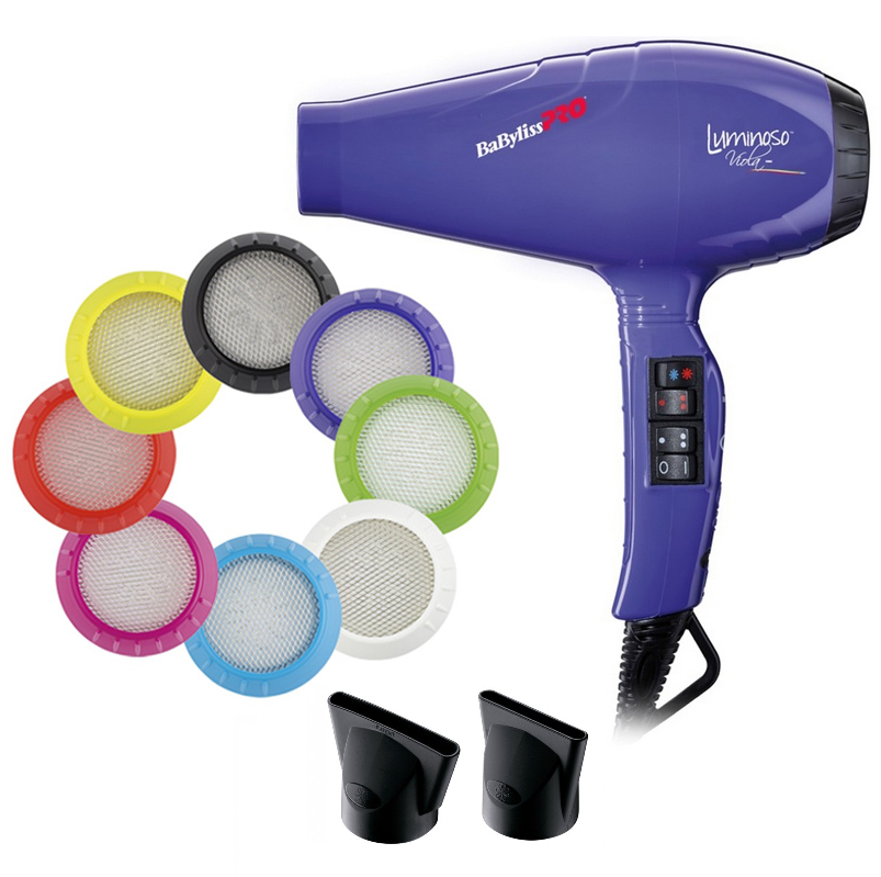 

Фен для волос Babyliss PRO BAB6360IPE Viola Ionic профессиональный, 2100 Вт