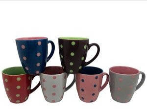 

Кружка фарфор 240мл "Горох"