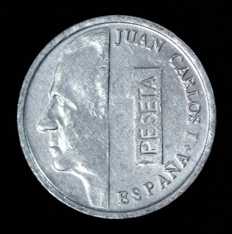 

Монета Испании 1 песета 1992-98 гг. Хуан Карлос I