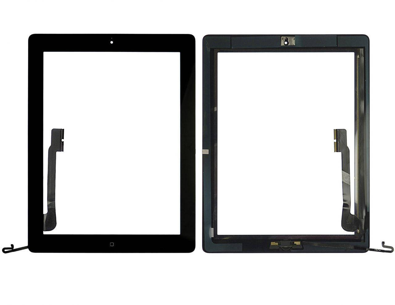 

Сенсор (тачскрин) Apple iPad 3 (A1416, A1430) (полный комплект с кнопкой Home) Black