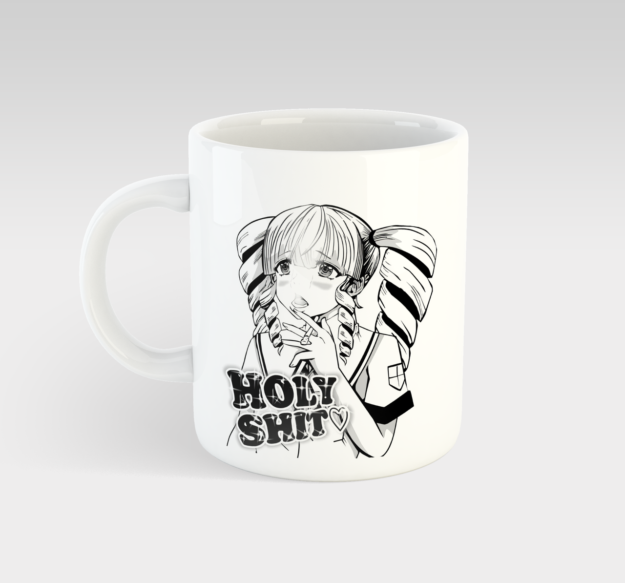 

Кружка Anime Kayo Majiba чашка Аниме Holy Shit, Белый