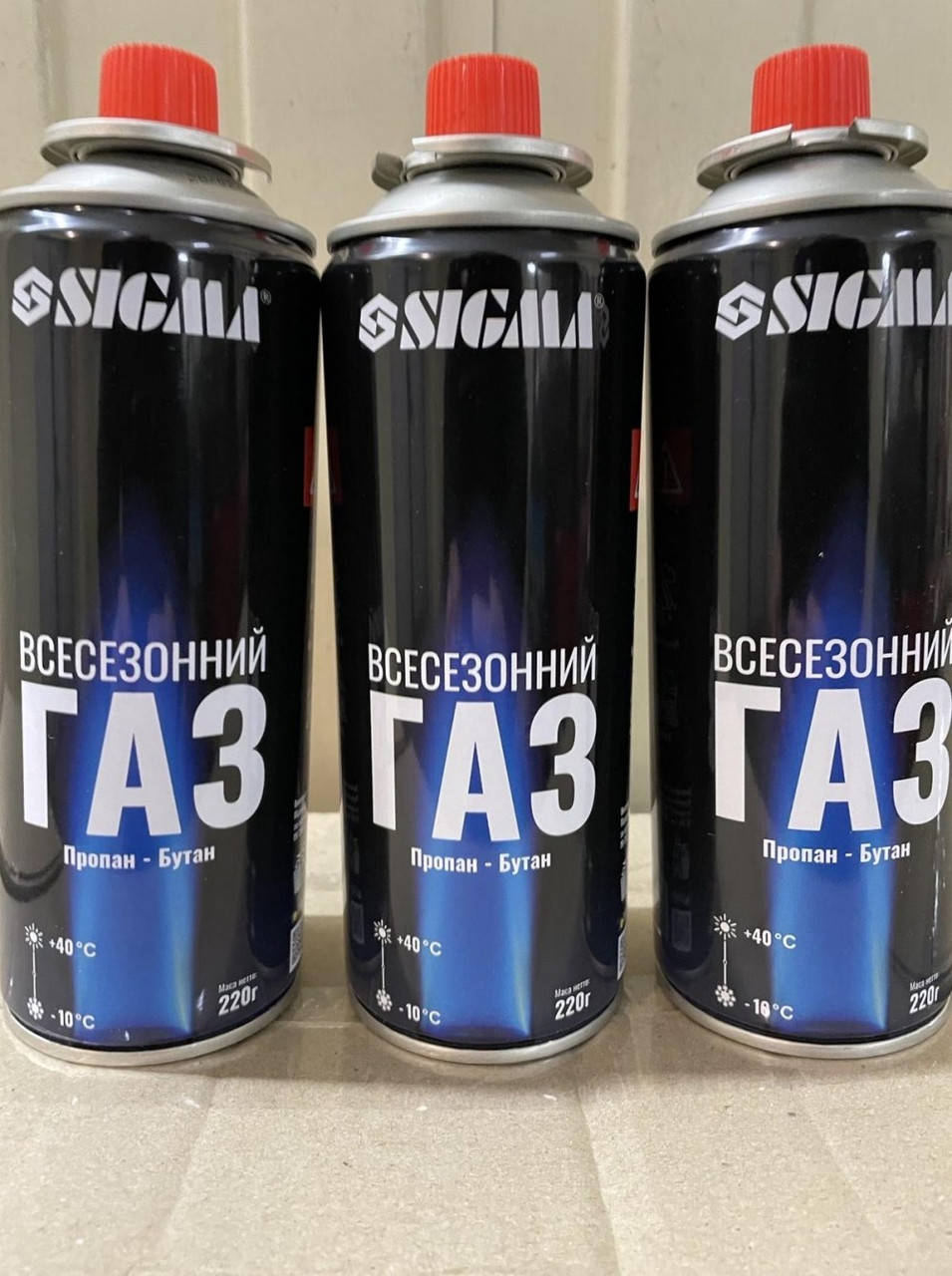 

Баллон газовый всесезонный 220г SIGMA