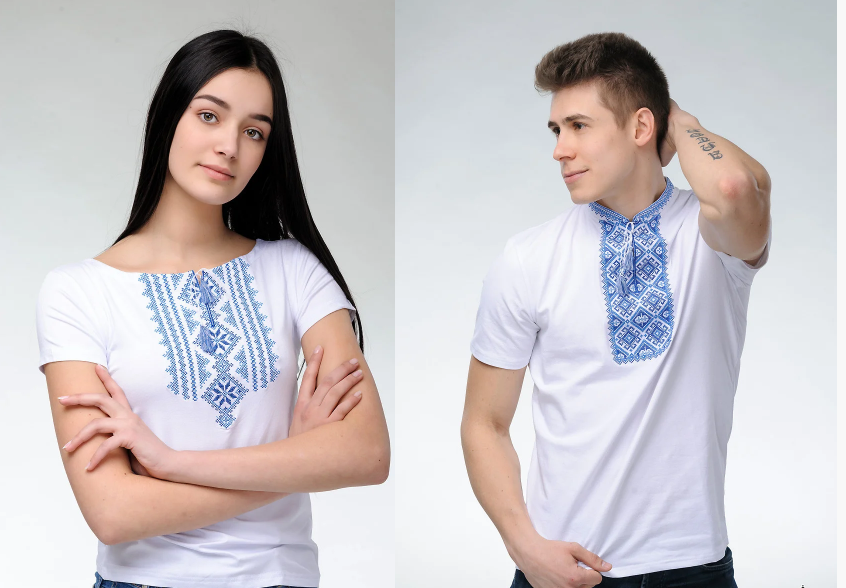 

Р-р 44, 46, 48, 50, 52, 54, 56, 58, Парні футболки, вишиванки. Парные, для пары футболки вышиванки 46(M), 52(XXL)