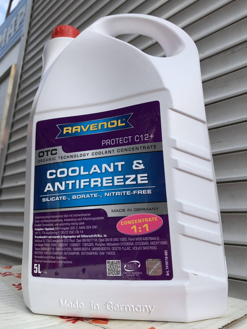 

Антифриз красный RAVENOL концентрат 5л ОРИГИНАЛ!