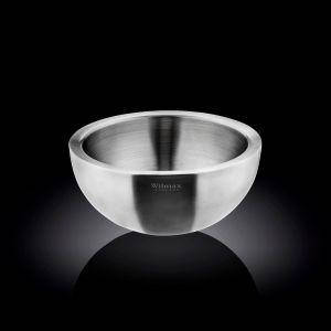 

Миска с двойными стенками Wilmax St.Steel WL-553003 20 см Orig WL-553003, Серый
