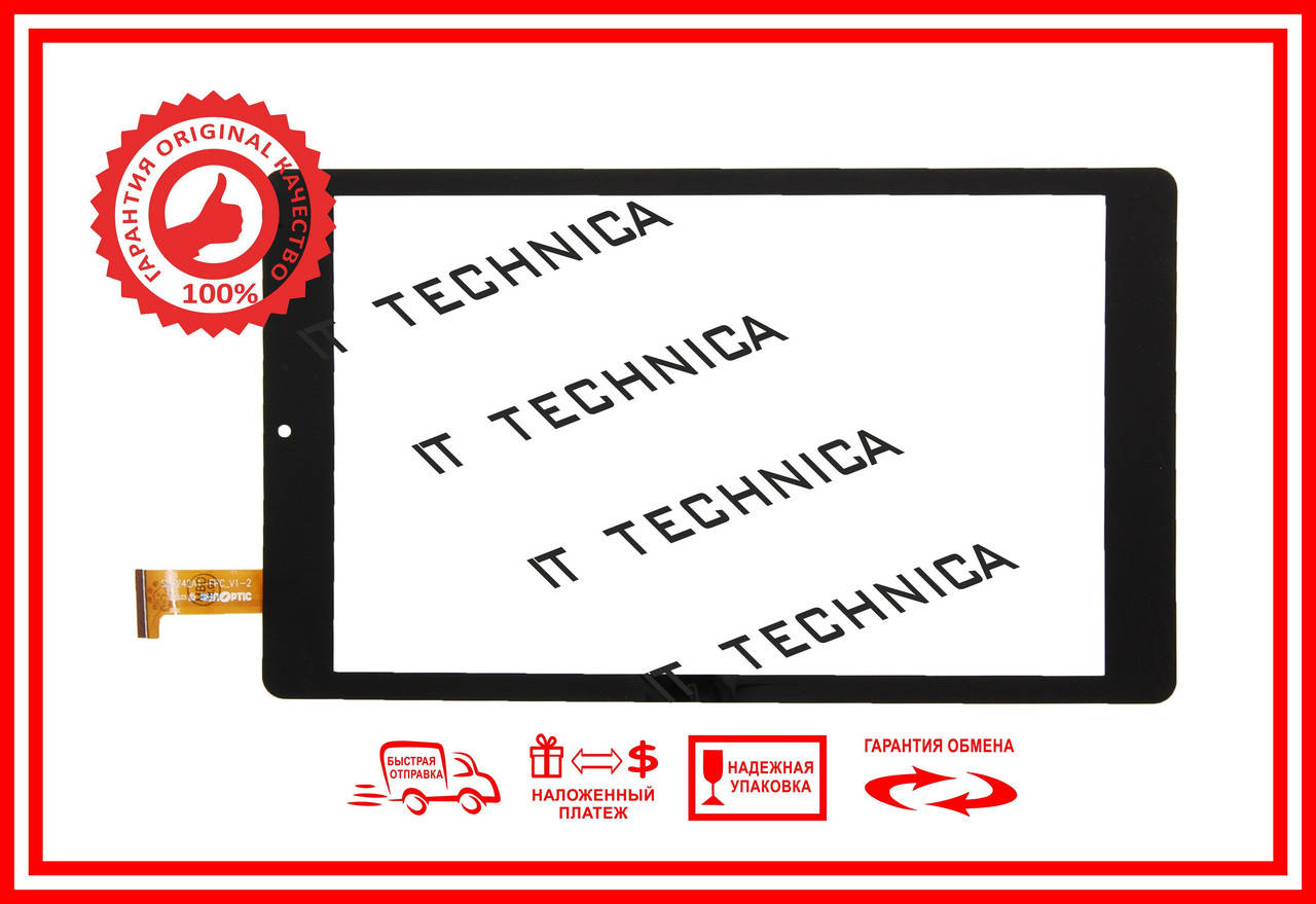 

Тачскрін 204x121mm 51pin SG6242A1-FPC-V1-2 Чорний