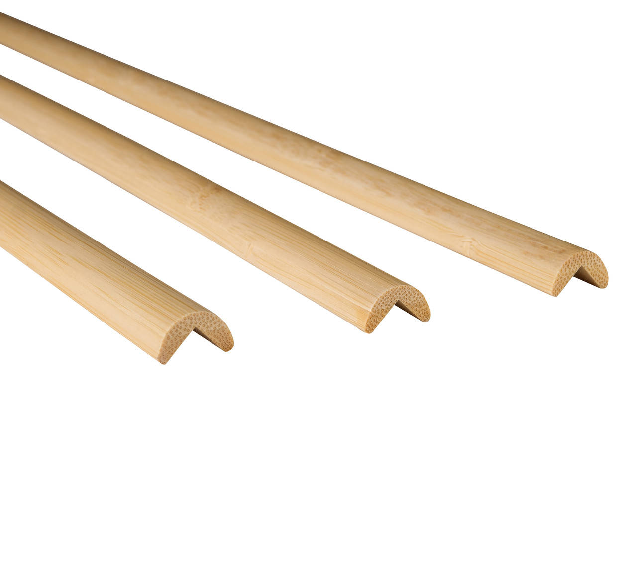 

Бамбуковый молдинг угловой наружный, светлый