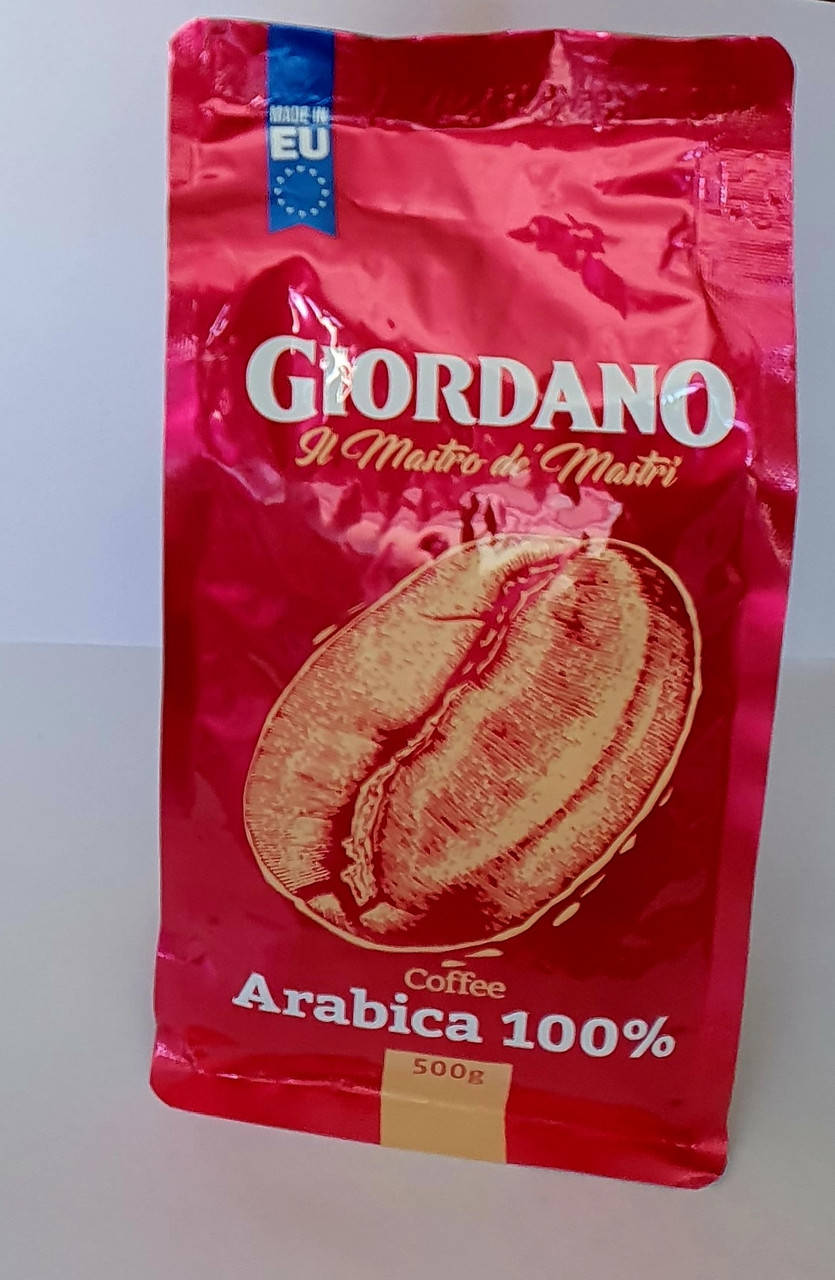 

Кофе в зернах Giordano 100% арабика 500 грамм