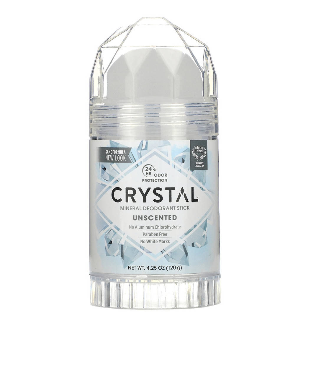 

Минеральный дезодорант-карандаш, без запаха, Crystal Body Deodorant 120 г