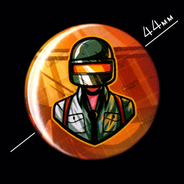 

"ПУБГ / PUBG" значок круглый на булавке Ø44 мм