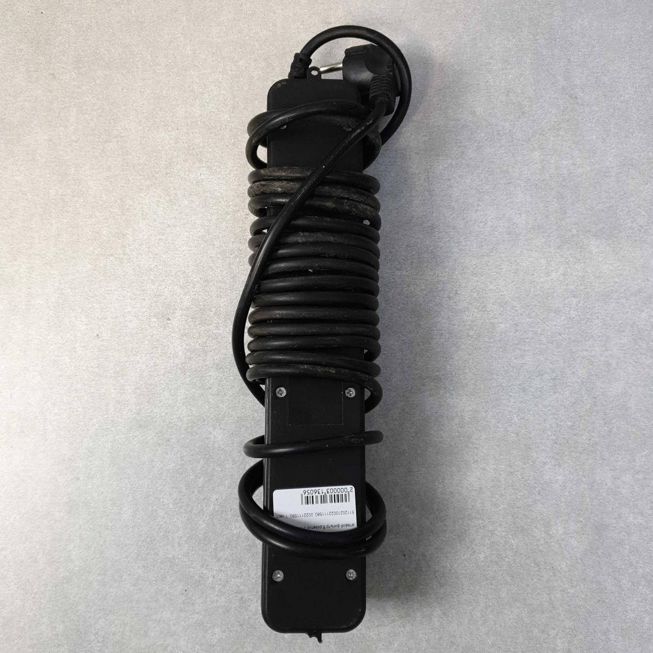 

Удлинитель сетевой фильтр Б/У Сетевой фильтр 5 розеток 3 м