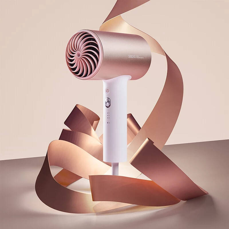 

Фен для волос Xiaomi Soocas H5 light pink Negative Ion Hair Dryer upgraded H3S