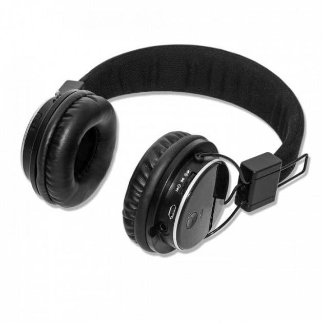 

Беспроводные стерео наушники Atlanfa с гарнитурой MP3 и FM Bluetooth Черные (AT-7611)