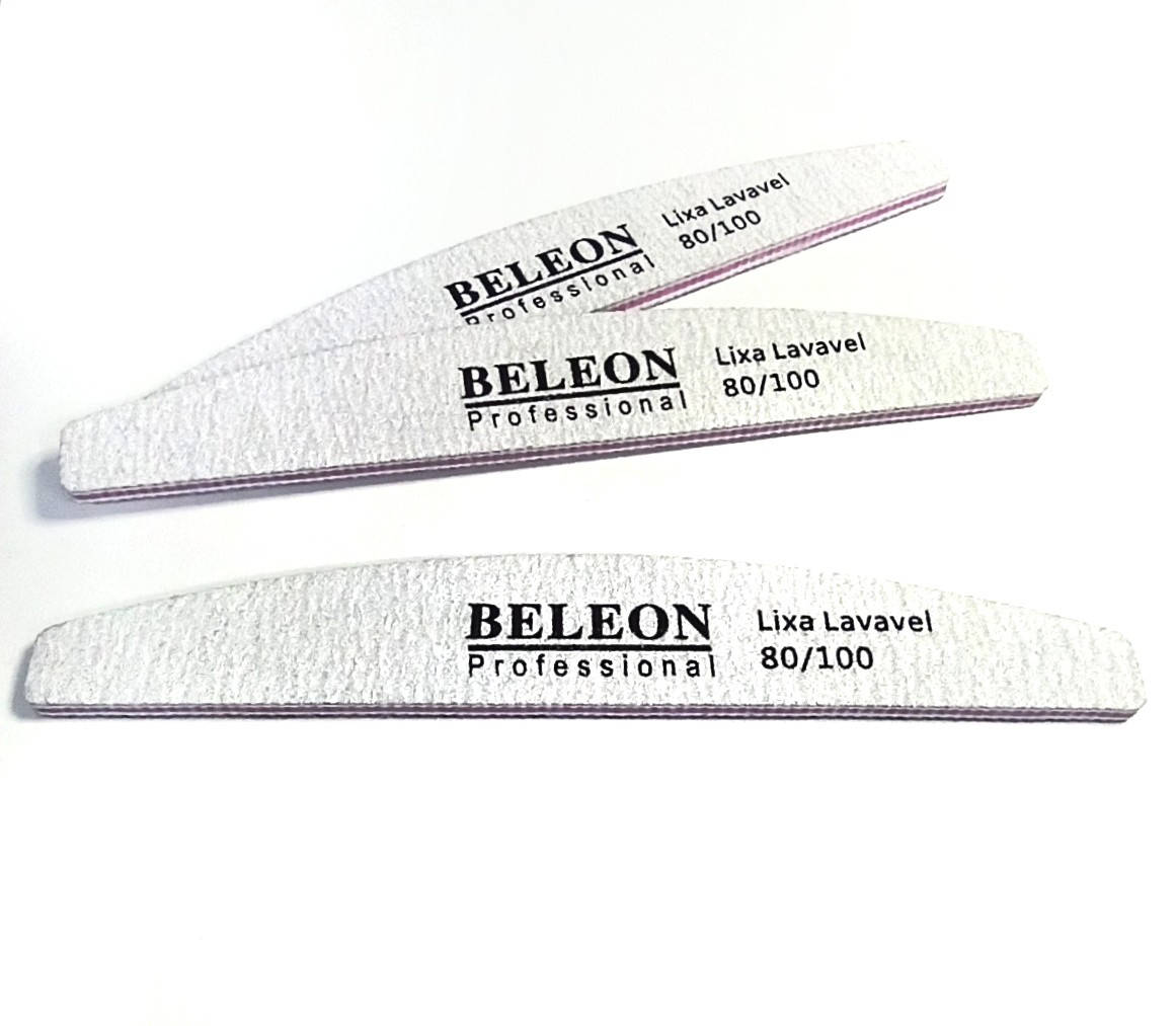 

Пилка для ногтей BELEON в индивидуальной упаковке 80/100