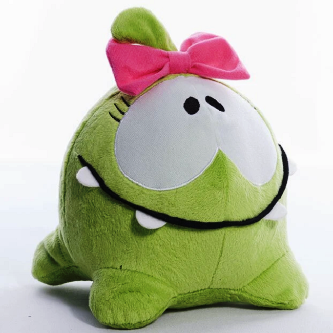 

Мягкая игрушка "Ам Ням" Копиця 21 см Om Nom девочка, Зелёный