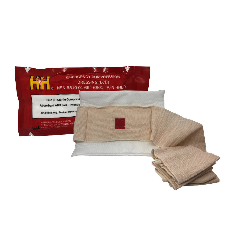 

Израильский бандаж Ирландия 20 см на 24 см H&H Emergency Compression Dressing 265077, Белый