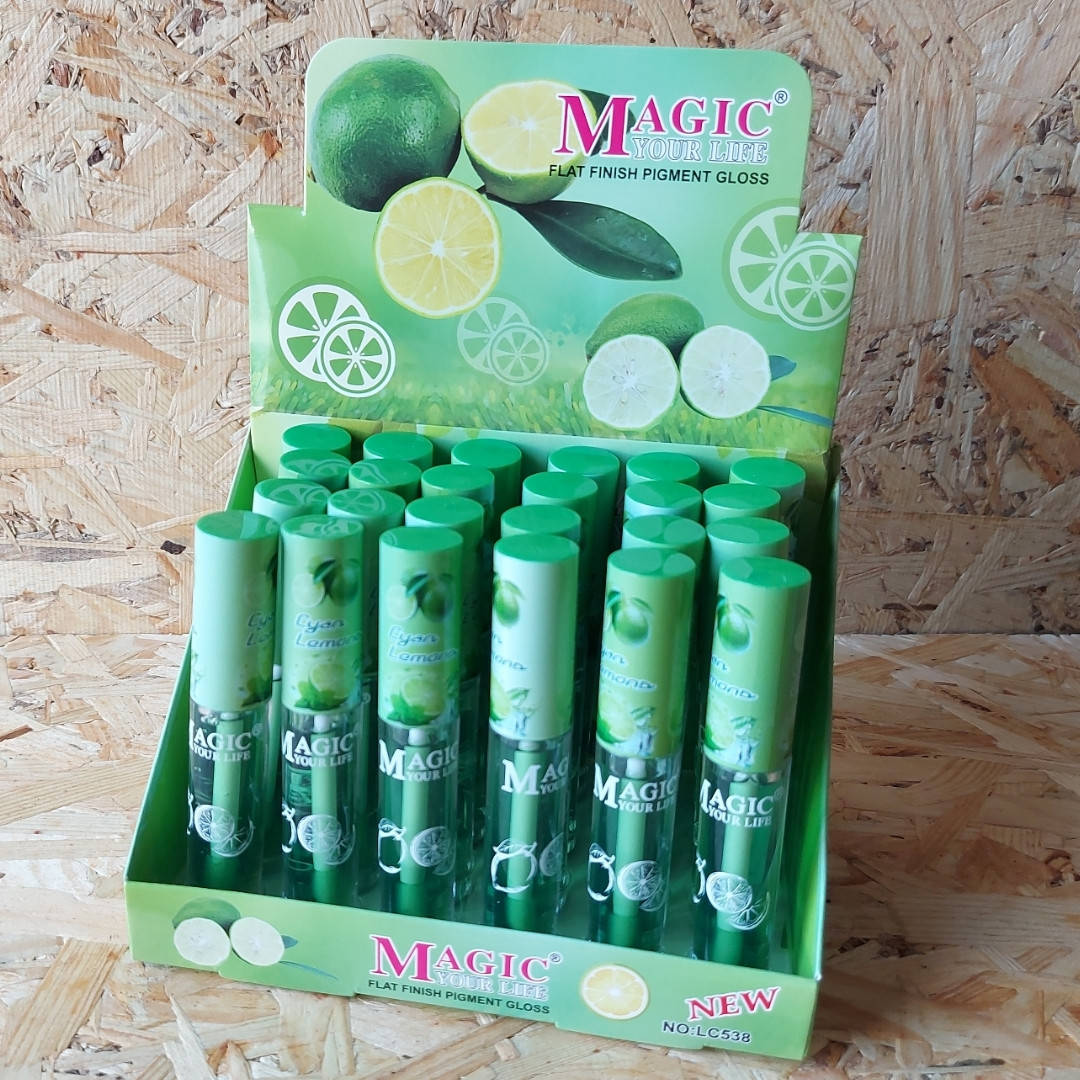 

Прозрачный блеск для губ Magic с лаймом