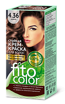 

Стойкая крем-краска для волос (цвет мокко 4.36) FITOCOLOR