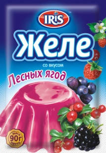 

Желе зі смаком Лісових ягід 90г (Я000224)