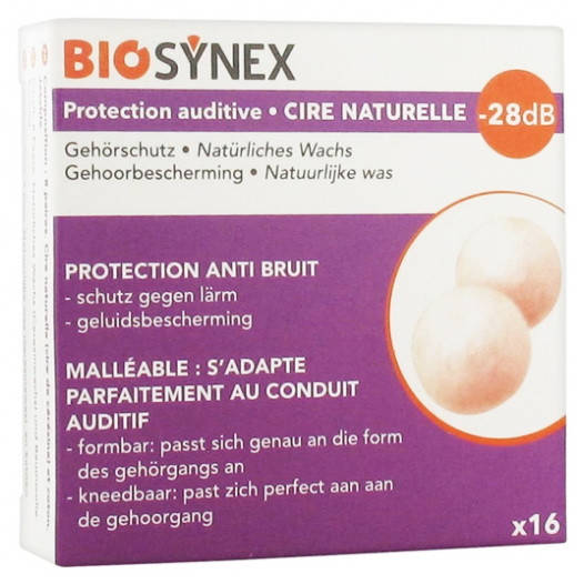 

Беруши восковые Biosynex Natural Wax, 8 пар (Франция)