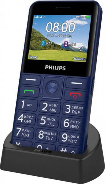 

Мобильный телефон Philips Xenium E207 Dual Sim Blue (код 1263531), Синий
