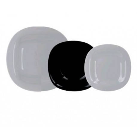 

Carine Granit&Black Сервиз столовый 18 пр Luminarc N7669-2, Разные цвета