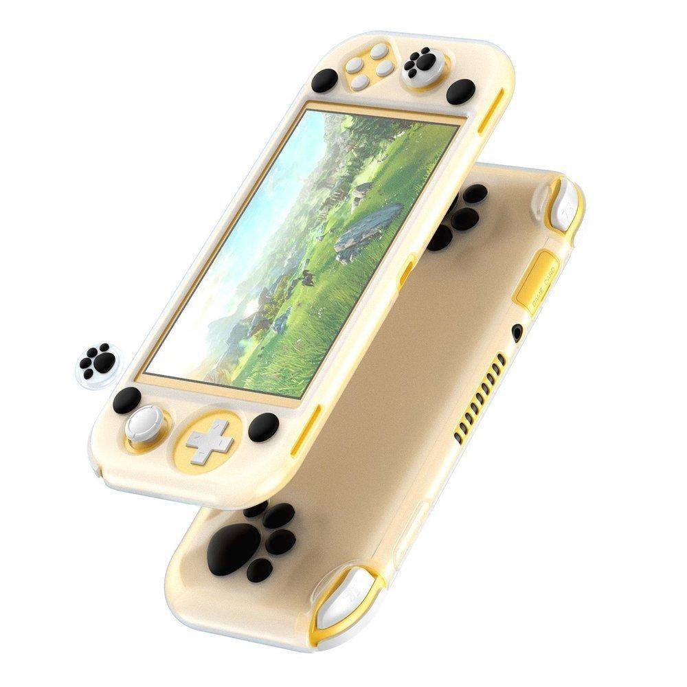 

Чехол Baseus для игровой консоли Nintendo Switch Lite - GS06L (with 2 key caps), White + Black (WISWLT-21)