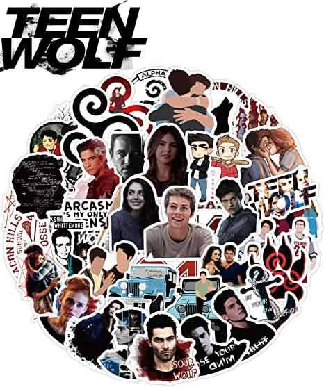 

Набор стикеров наклеек Волчонок / Teen Wolf 25штук