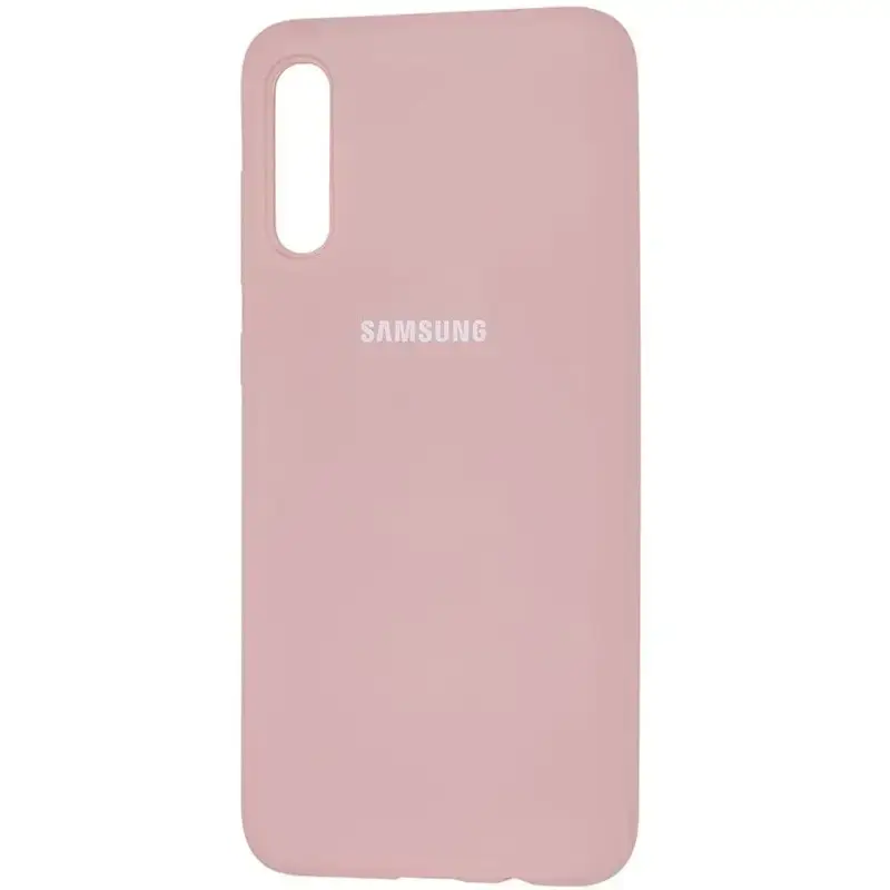 

Чехол Silicone Case NEW Samsung A70 пудра