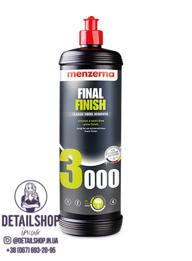 

MENZERNA Final Finish FF 3000 Мелкозернистая полировальная паста 1л