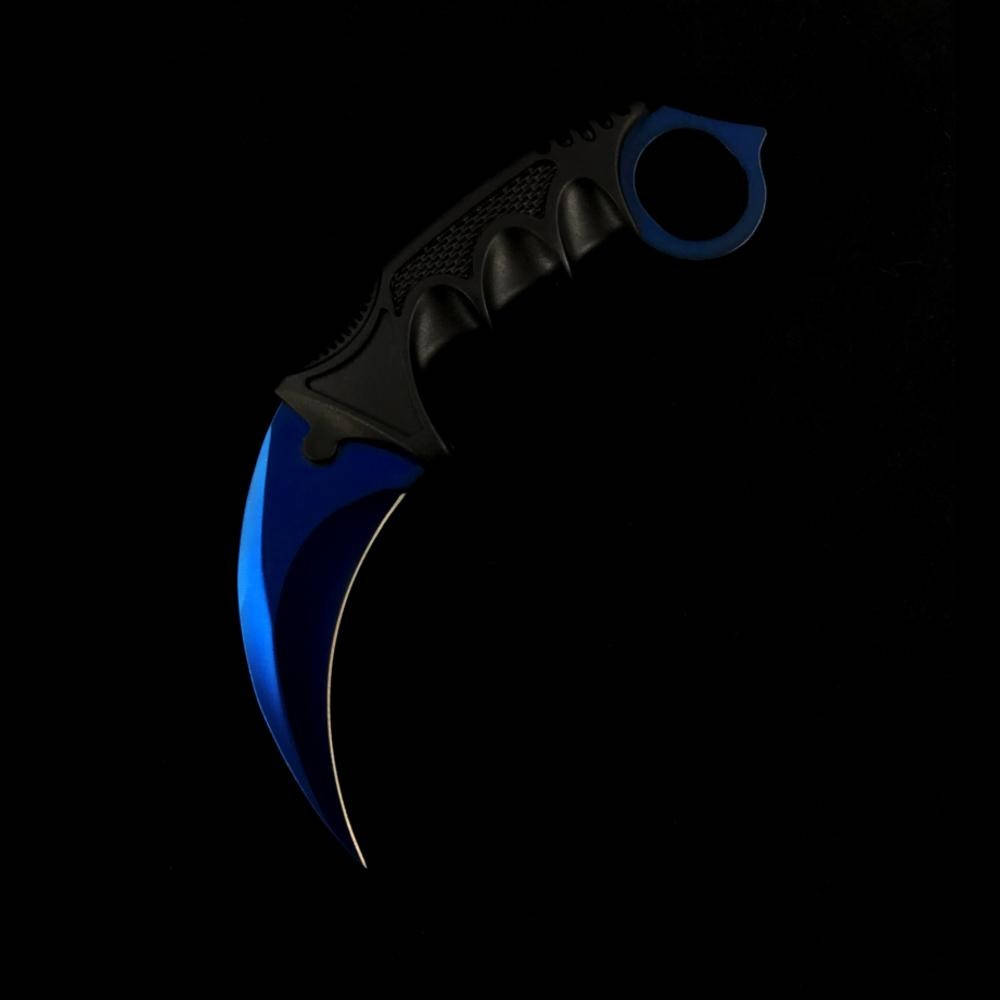

Нож CS GO Karambit Dark Blue коготь оригинальная модель Керамбит синий