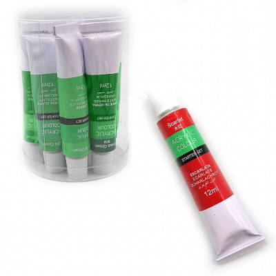 

АКРИЛ "JO" /000EA1212H-EA302/ "Scarlet" 12мл, ал. Туба, Красный