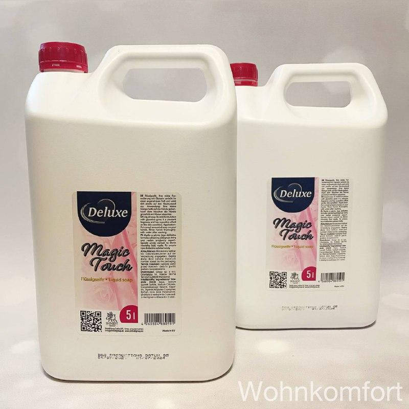 

Жидкое крем-мыло Deluxe magic touch, 5 л