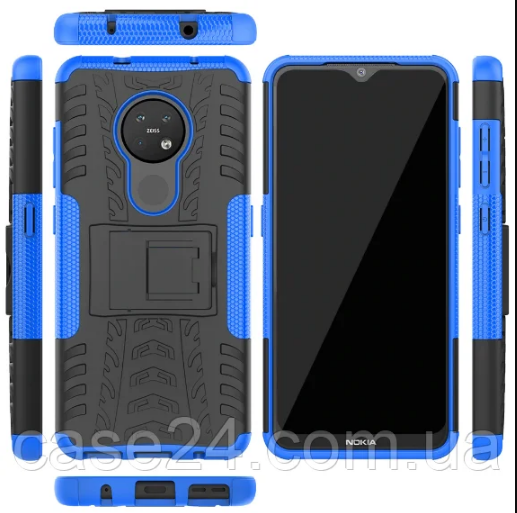

PC + TPU чехол Armor для Nokia 5.3 (8 цветов) синий