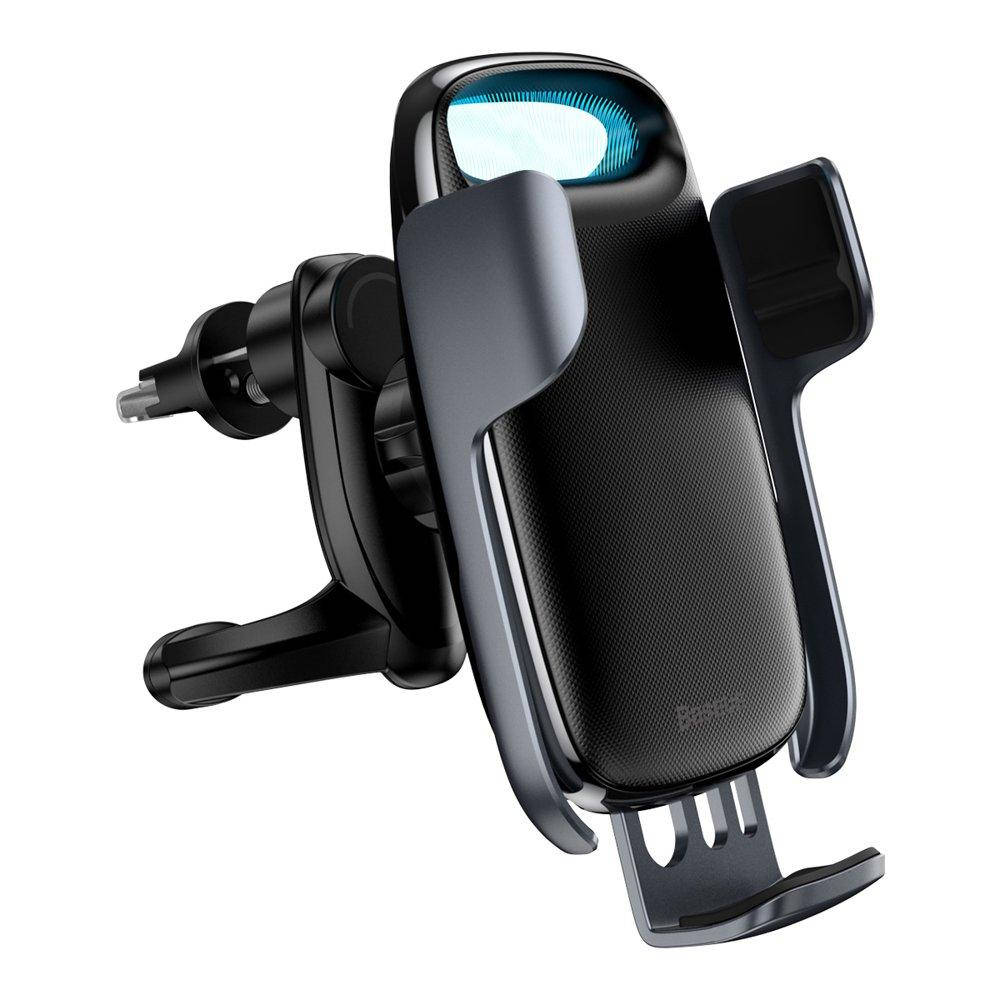 

Автомобильный держатель с беспроводной зарядкой Baseus Milky Way Electric Bracket Wireless Charger (15W), Черный