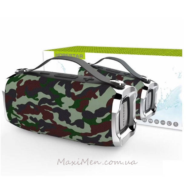 

Портативная Мощная стерео колонка HOPESTAR H36 Оригинал, FM, SD, Bluetooth, USB, AUX.