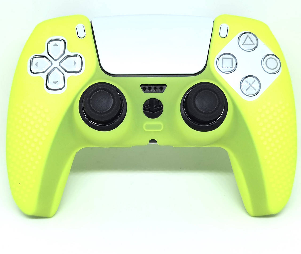 

Силиконовый чехол однотонный R-Q 2 для геймпада dualsense (PS5) светлый желтый