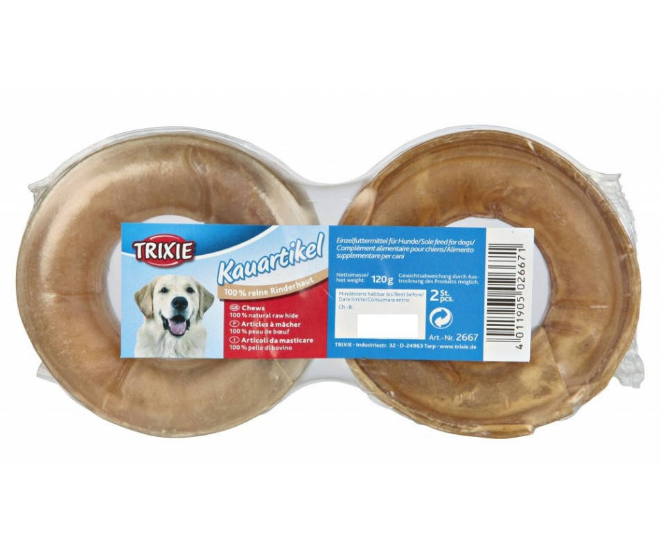 

Trixie Chewing Ring Кость - кольцо прессованная для собак 7см, 2x60 г