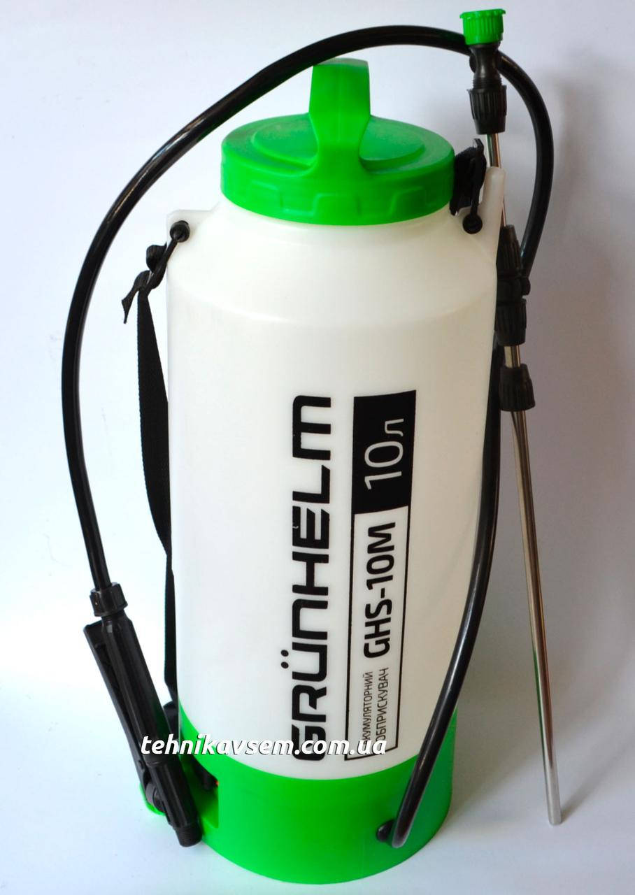 

Опрыскиватель аккумуляторный Grunhelm GFS-10. Опрыскиватель электрический, Белый