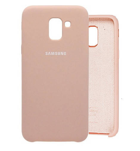 

Чехол Silicone Case для Samsung Galaxy J6 2018 J600 Pink Sand, Розовый