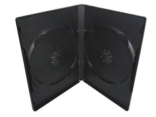 

Бокс для 2 DVD дисков 14mm Black глянцевая пленка, Черный