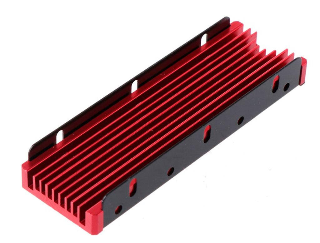 

Радиатор алюминиевый Warship PRO для SSD M2, Красный