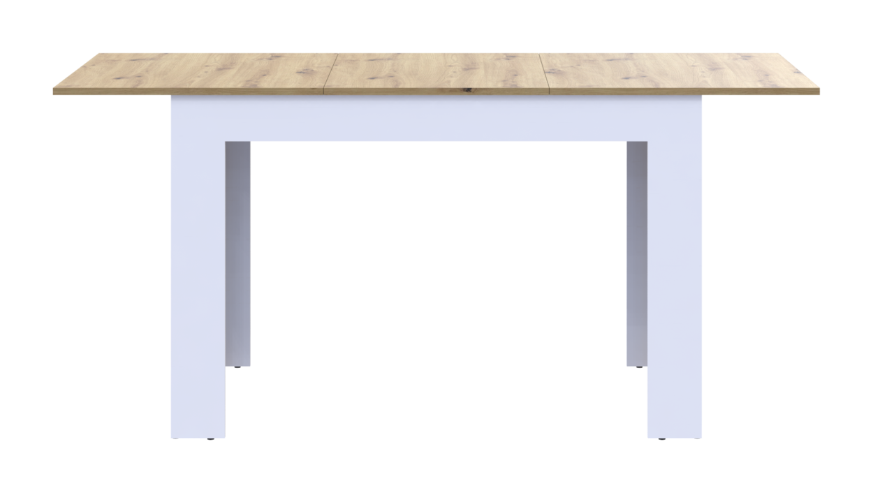 Столовий стіл Doros Флінт Білий/Дуб Артізан 120(170)х80х78 (41510130) 4
