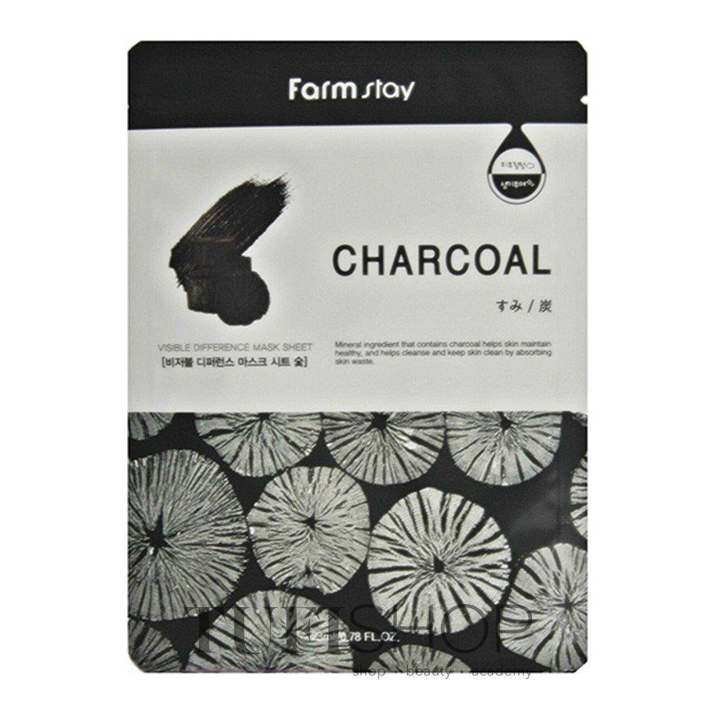 

Тканевая маска Farmstay Visible Difference Mask Sheet,Charcoal
