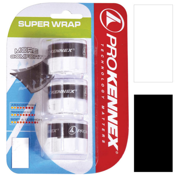 

Намотка на рукоятку ракетки Pro Kennex SUPER WRAP Overgrip 3 штук (AYGP1705)