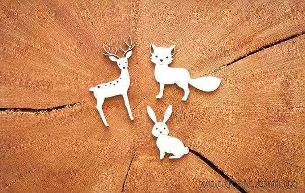 

Чипборд Набор "Лесные зверюшки"