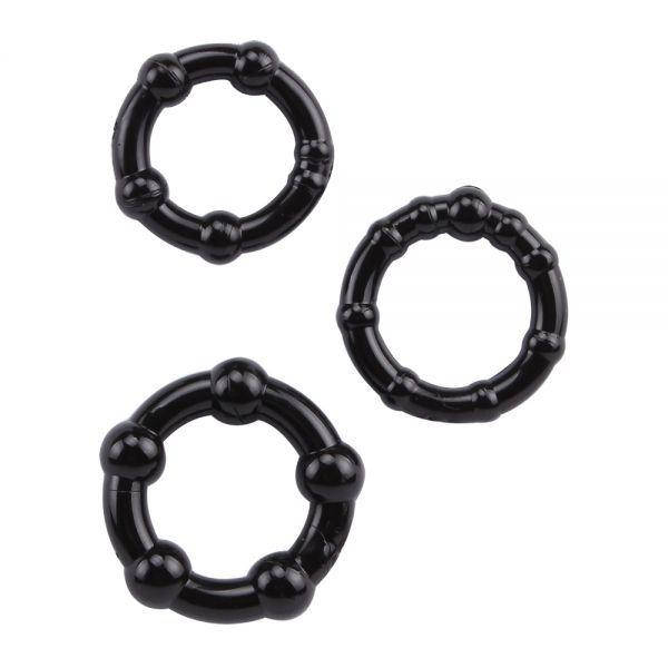 

Набор колец GK Power Cock Rings-Black