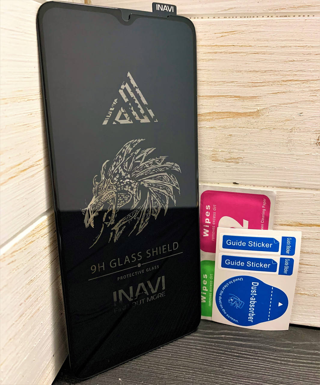 

Защитное стекло для Samsung Galaxy A12 A125 Inavi чёрное, Прозрачный